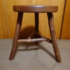 飛騨家具プロミンシャルオーク無垢材使用手作りほぞ組 椅子 スツール