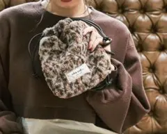 nico and… オリジナルキルト巾着ショルダーバッグ