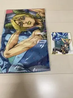ジョジョの奇妙な冒険　空条徐倫　大判タオル　色紙