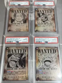 PSA10/連番 ワンピース 手配書 SEC-P ルフィ エース サボ ロジャー