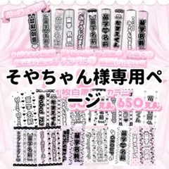 そやちゃん様専用ページ　（速達便）猪狩蒼弥　キンブレシート オーダー