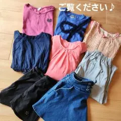 １着185円美品多数【140】9品 夏物 子供服まとめ売り 女の子 ワンピースのサムネイル