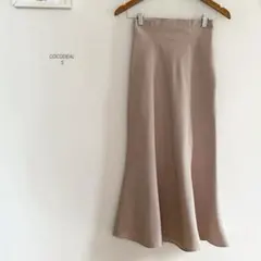 COCODEALバックレースアップマーメイドロングスカートピンクベージュ507cのサムネイル
