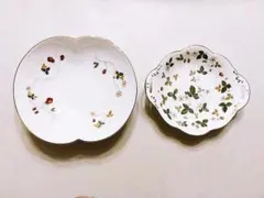 新品美品　ウェッジウッド　ワイルドストロベリーマリアージュボールウィンザートレイ