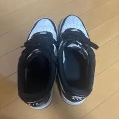 NIKE AIR FORCE 1 ブラック ホワイト スニーカー