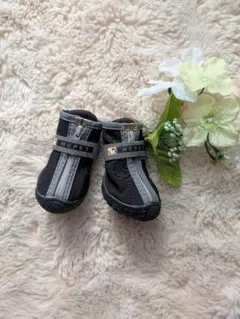 5#2足♡12.5kg大型犬用メッシュブーツドッグシューズペットシューズブラック