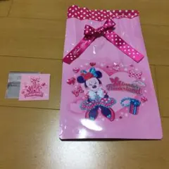 ディズニー パルパルーザ ミニーのファンダーランド クッキー空袋　リボン　シール