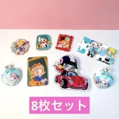 アクリルプレート　ファンシー　ビーズ　チャームキーホルダー　アクセサリー