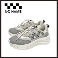27】新品NONAME KRAZEERUNNER 厚底スニーカー グレー 37 - メルカリ