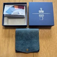 小さく薄い財布SAKU ver.3 Plus Rugato 青 - メルカリ