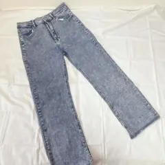 Helm ケミカルウォッシュ デニムパンツ　L