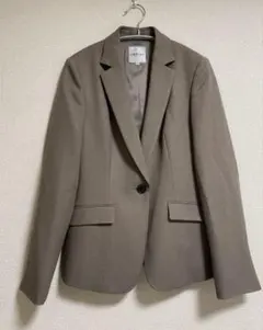 【最終お値下げ】INDIVIインディヴィ ピーコートウールカシミヤベージュ 38 軽量／ウール混】ライトフォルム ロングコート