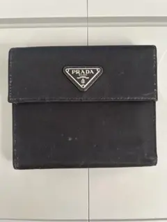 PRADA プラダ 三つ折り財布 ナイロン ブラックのサムネイル