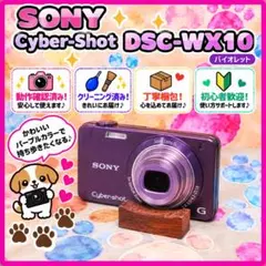 極美品】SONY DSC-WX5 バイオレット 5倍ズーム 箱付き - メルカリ