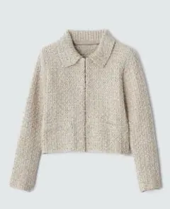 ♡美品♡ FOXEY ジャケット 40 ベージュ ツイード ノーカラー 2025年最新】Foxey レディース ノーカラージャケットの人気アイテム