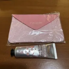 ロクシタン　チェリーブロッサム　ハンドクリーム　ポーチ