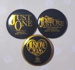 長渕剛 JUST ONE ガラポン 缶バッジ 6種類 新品 - メルカリ