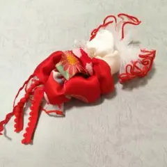 ふんわり　チュール　リボン 　ヘッドドレス　七五三 髪飾り前撮り　890