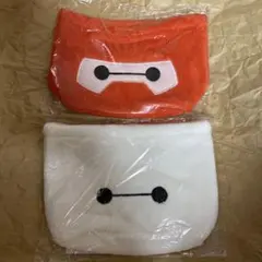 ふ*パ様 ベイマックス　ハッピーくじ　D賞　まんまるポーチ