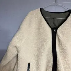 大幅値下げ　リバーシブル　ボア　ブルゾン