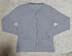 無印良品 ウールカシミヤ クルーネックカーディガン M