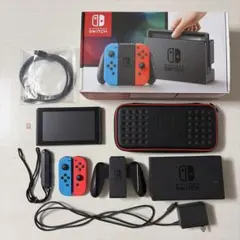 【良品】Nintendo Switch 本体 ネオンブルー・レッド
