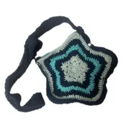 色変更可能 スター ポシェット バッグ オーダー受付中 ハンドメイド 編み物