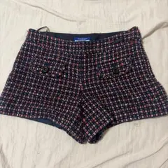 BURBERRY チェックショートパンツ 古着 Y2K 平成女児 used C