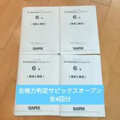 SAPIX テスト 4年 5年 フルセット コース基準表つき サピックス - メルカリ