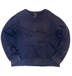 90s Polo by Ralph Lauren スウェット　ネイビー　フェード
