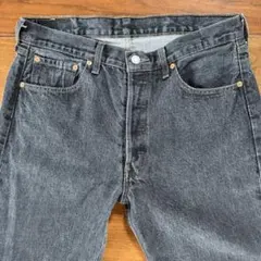 00s Levi's 501 先染めブラック デニム 359 フィリピン W34のサムネイル