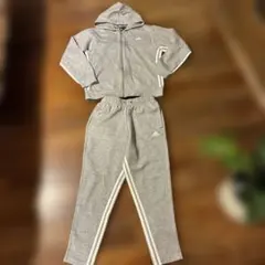 adidas セットアップ グレー ピンク Mサイズ - メルカリ