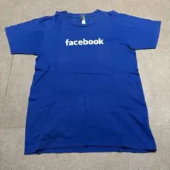 facebook フェイスブック　半袖　tシャツ　青　ブルー　企業　Sのサムネイル