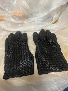 Gloves イントレチャート レザーグローブ ブラックのサムネイル