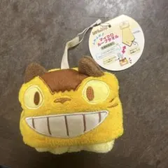 となりのトトロ　ふわふわ♪マイクロループタオル 「ネコバスフェイス」