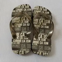 COMME CA ISM 文字プリント ビーチサンダル