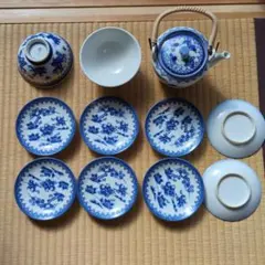 ご飯茶碗２個小皿８個急須セット