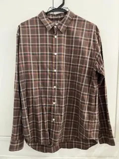 アーバンリサーチドアーズFORK＆SPOONメンズ長袖シャツMサイズブラウン