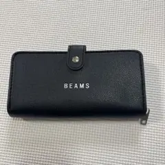 BEAMS ブラック 長財布