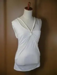 カットソー Vanity glamourous アイボリー サイズF