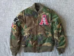 HYSTERIC GLAMOUR Austin カモフラ MA1 ジャケット