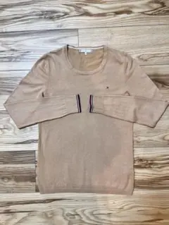 トミーヒルフィガー ベージュ 長袖セーター