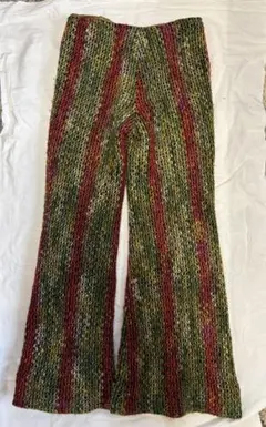 ヴィンテージ　古着　ニット　フレアパンツ