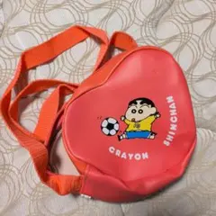 クレヨンしんちゃん ハート型ショルダーバッグ レトロ