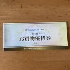 ヤマダホールディングスお買物優待券 5000円分