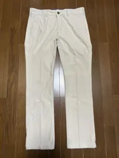 EDWIN JERSEYS ベージュ ストレッチスラックス、ゴルフにも最適