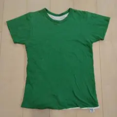 80s Russell Athletic ダブルフェイスTシャツ 緑×黄 S~M - メルカリ