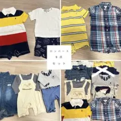 超お得ポロラルフローレンcottoli bebe アニエスベー　ロンパース8点