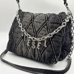 現行品✨ ディーゼル　ショルダーバッグ　デニム　Y2K CHARM-D