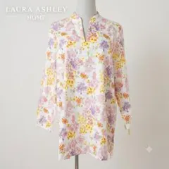 人気 ローラアシュレイ 花柄 チュニック コットン100% Fサイズ 春服 秋服のサムネイル
